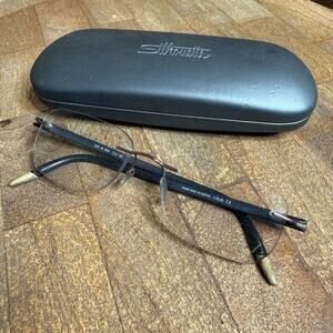 Silhouette SPX Signia 5379 Eyeglasses FRAMES Rimless ..[]21-150 Black Austria